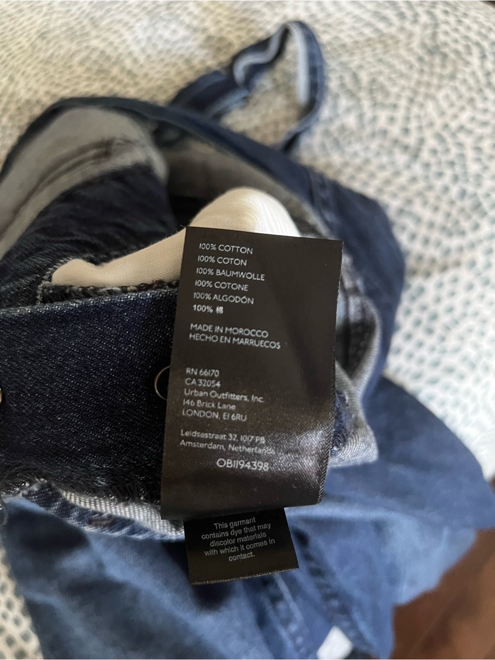 We The Free Dark Blue Denim Women's Overalls - Picture 10 of 10